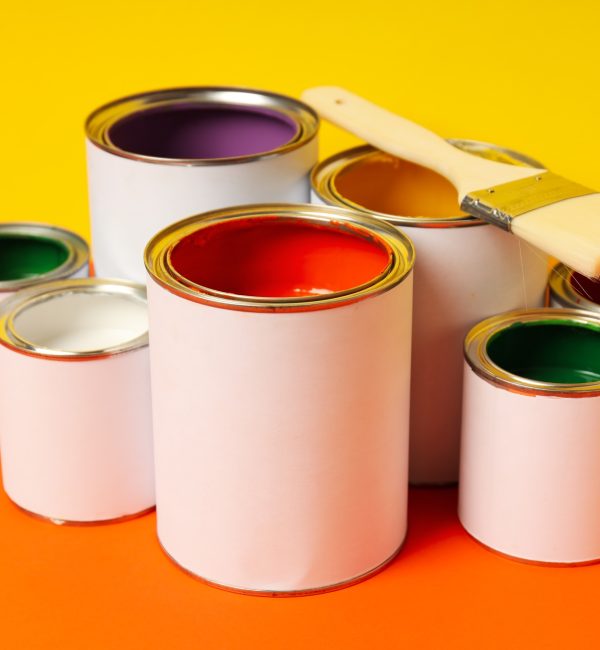 Tools for art and repairing - paint, paint in can